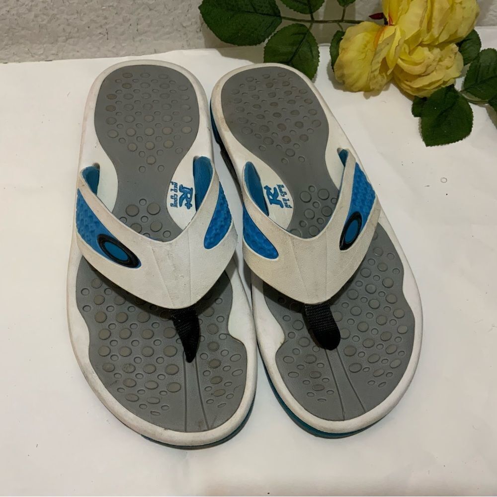Oakley Supercoil Sandals men’s white blue gray size 7